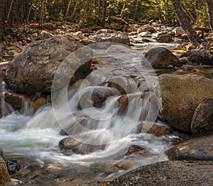 Autumn on the swift river
