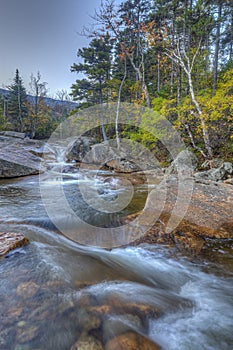 Autumn on the swift river