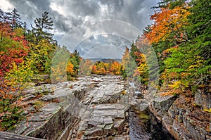 Autumn on the swift river