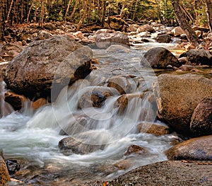 Autumn on the swift river