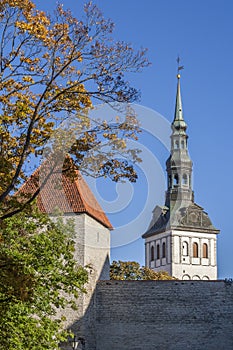 Autumn In Tallinn Medieval Old Town