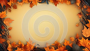 Autumn Thanksgiving background autumn fruits and vegetables Happy Thanksgiving Day