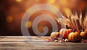 Autumn Thanksgiving background autumn fruits and vegetables Happy Thanksgiving Day