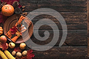 Autumn Thanksgiving Table Setting