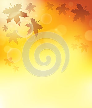Autumn theme background 3