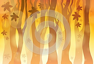 Autumn theme background 6