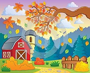 Autumn theme landscape 1