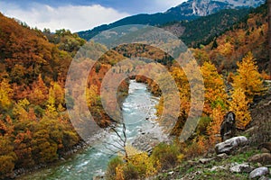 Autumn time at Aspropotamos river