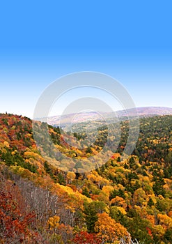 Autumn time in mountains