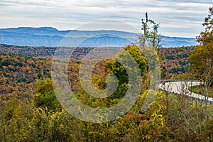 Autumn View of the Blue Ridge Mountains