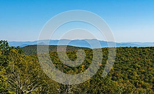 Autumn View of the Blue Ridge Mountains