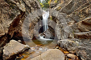 Autumn View of Chasm Falls - Horizontal