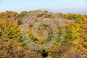 Autumn view of Cherna Gora mountain, Bulgaria