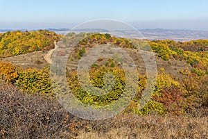 Autumn view of Cherna Gora mountain, Bulgaria photo
