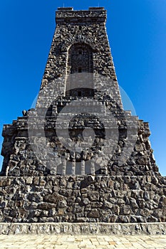 Autumn view of Monument to Liberty Shipka, Bulgaria