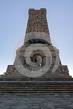 Autumn view of Monument to Liberty Shipka, Bulgaria