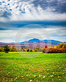 Mount Katahdin in Fall in Maine