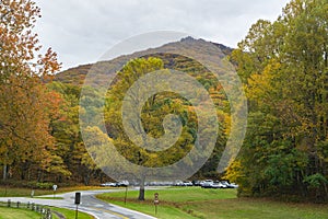 Autumn View of Sharp Top Mountain