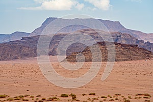 Autumn in the Wadi Rum Desert in Jordan