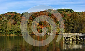 Autumn at Warriors State Park in Kingsport Tennessee