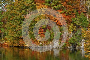 Autumn at Warriors State Park in Kingsport Tennessee