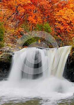 Autumn Waterfall photo
