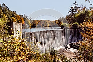Autumn Waterfall in Highlands North Carolina