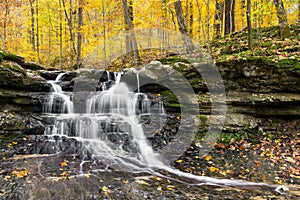 Autumn Waterfall at Tailwater photo