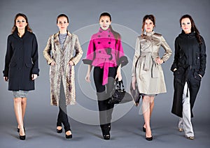 Autumn winter collection lady's clothes