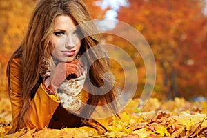 Autumn woman