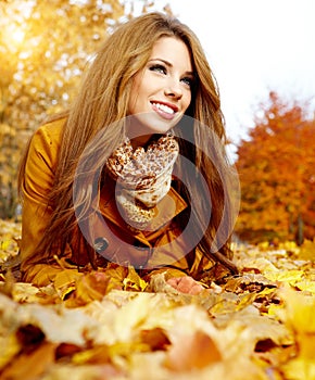 Autumn woman