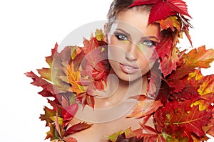 Autumn woman