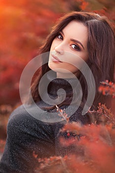 Autumn Woman Portrait.