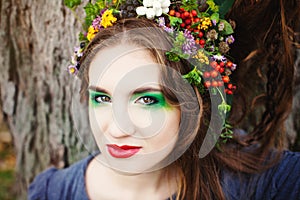 Autumn Woman Portrait.