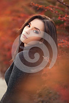 Autumn Woman Portrait.