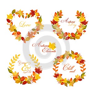 Autumn Wreath - Banners and Tags