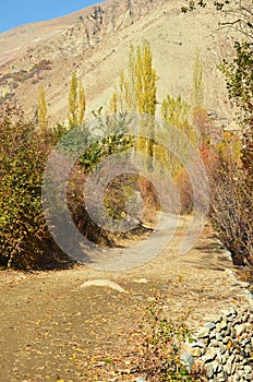 Autumnal passage in Alborz mountain , Iran
