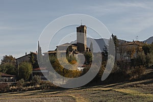 Small town of Bailo, Aragon, Spain