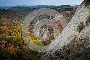 Autumnal trekking in the province of Siena, from Buonconvento to Monte Oliveto Maggiore Abbey