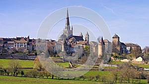 Autun in France, the cathedral