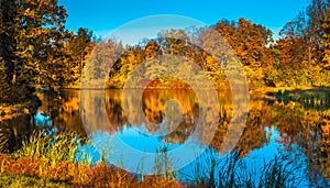 Autunm landscape, perfect fall scenery photo