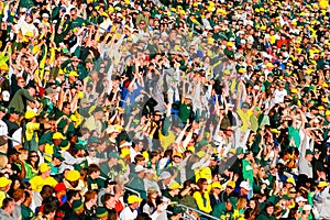 Autzen Stadium Crowd In Eugene Oregon