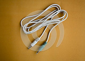 Aux plug audio stereo cable