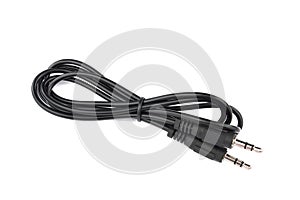 An AV cable 3.5mm stereo jacks