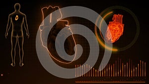 AV Node Signal or Atrioventricular Node Signal of Human Heart