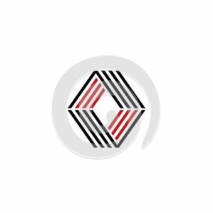 AV, VA, AOV, OAV, OVA initials geometrical logo and vector icon photo