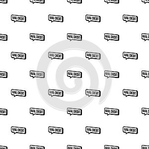 Avail credit pattern vector seamless photo