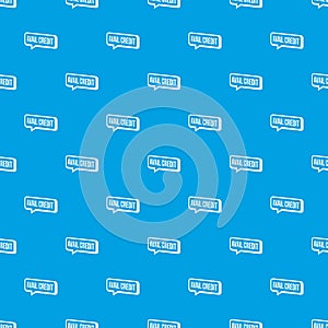 Avail credit pattern vector seamless blue photo