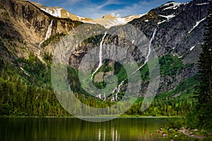 Avalanche Lake, Glacier National Park, Montana photo