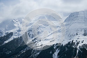 Avalanche protected mountain